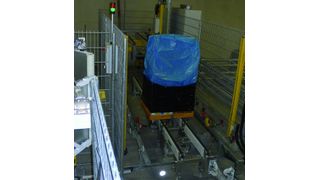 Damit rollende Viertelpaletten gut ankommen, müssen sich die Dollies immer schneller bewegen. Bild: UCS Industrieelektronik (Archiv: Vogel Business Media)