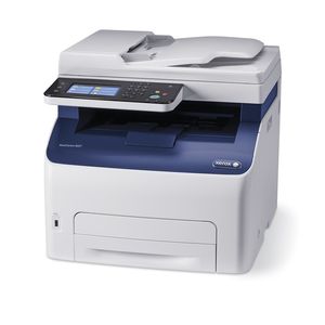 Der Multifunktionsdrucker Workcentre 6027 ist das Spitzenmodell unter den neuen Farb-Einsteigergeräten von Xerox. Er scannt, faxt und druckt bis zu 18 Seiten in der Minute.