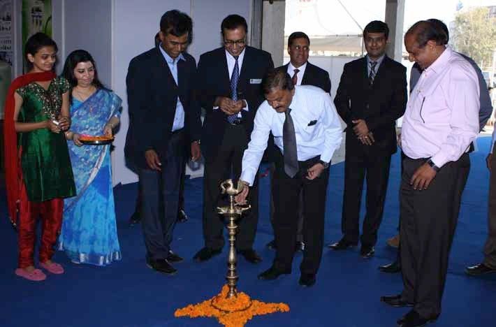 Chairman of Standing Committee, Ahmedabad Municipal Corporation, Bhupenderbhai Patel during the inauguration honours (PICTURE: Indian Water Expo)