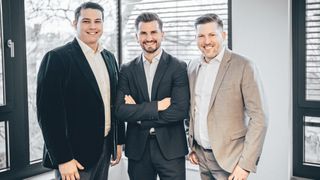 Das Management der Aufinity Group: (v. l.) Markus Wolf, Lasse Diener und Ulrich Schmidt (Bild: www.julianhuke.com)