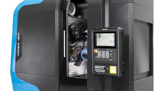 Die Höfler-Stirnrad-Wälzschleifmaschine des Typs Speed Viper 180 mit Closed Loop-Technik gehört am Stand von Klingelnberg zu den Highlights in puncto Stirnradbearbeitung. Sie gilt nach Aussage des Herstellers als Vorreitersystem auf dem Weg in die Industrie 4.0. Zu sehen in Halle 5 am Stand C80. (Klingelnberg)