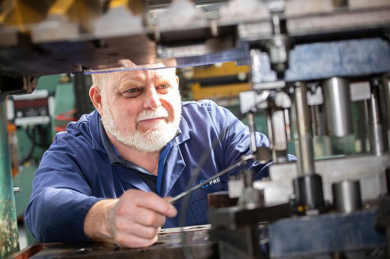 Neil Taylor, who has worked in the toolroom at Pre-Met for 20 years. (Source: Pre-Met)