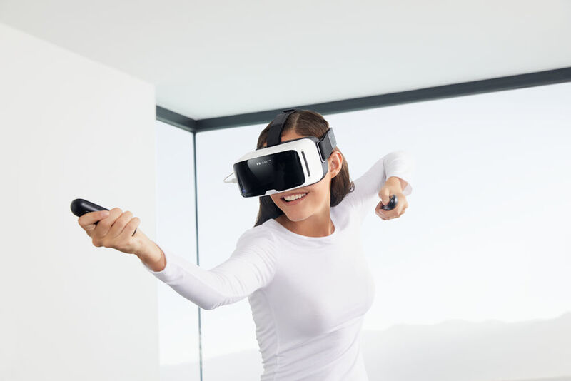 Zeiss nutzt das Smartphone in der VR-Brille als Display für PCs mit Steam-VR. (Zeiss)