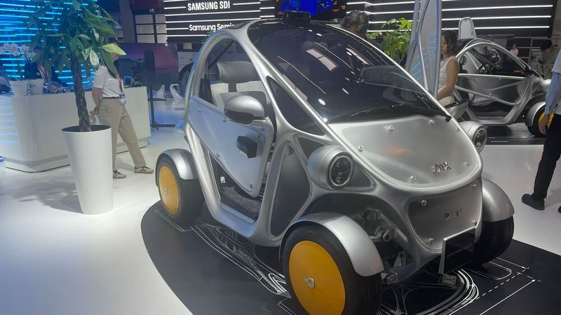 Die Firma QJX präsentierte das elektrische Micro-Car Beastie … (Bild: Grimm – VCG)