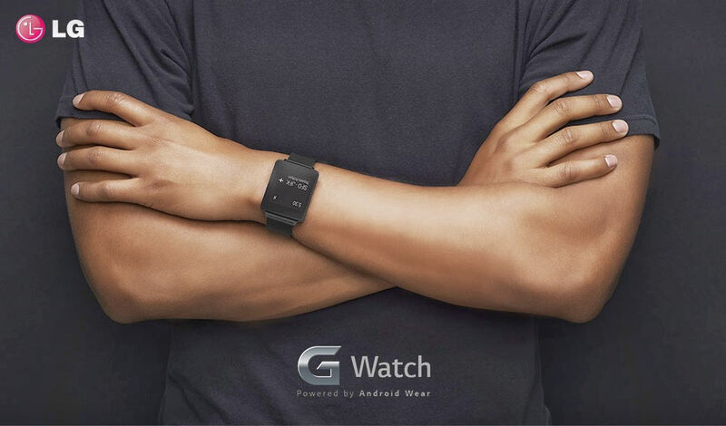 Die eckige G Watch von LG arbeitet mit dem Betriebssystem Android Wear von Google. (Foto: LG)