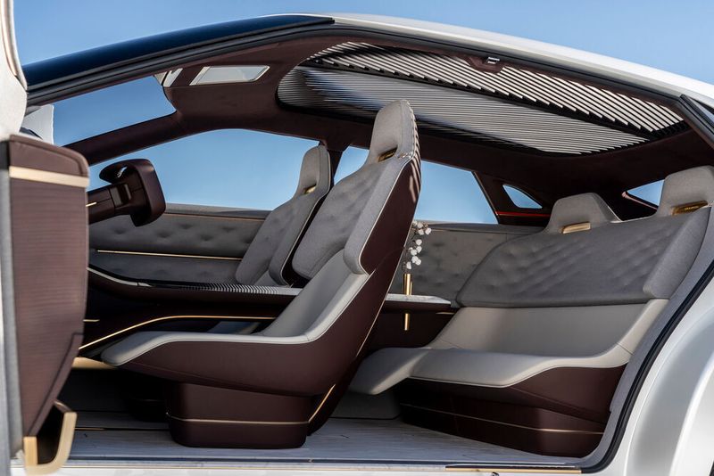 Grundsätzlich ermöglicht die E-Plattform einen sehr geräumigen Innenraum. (Infiniti)