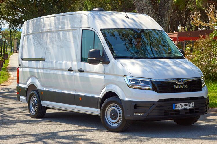 Das MAN-Pendant zum VW E-Crafter heißt E-TGE. (Bild: MAN)