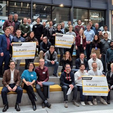 Die Teilnehmer des Thin[gk]athon „Manufacturing-X Dataspace Adoption“ in München (Bild: Smart Systems Hub)