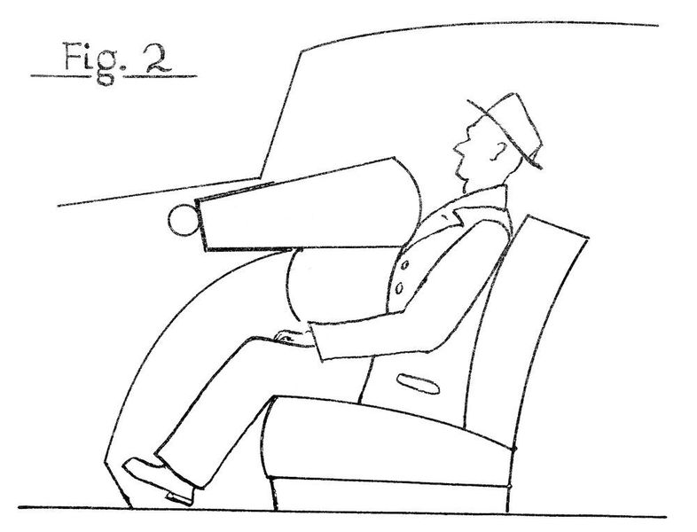 Die Idee des Airbags ist alt:  Schon 1951 meldete der Ingenieur Walter Linderer einen Luftsack zum Patent an, der sich bei einem Zusammenstoß automatisch aufbläst. Damals löste der Luftsack durch einen selbstständig schließenden elektrischen Kontakt aus, der das Ventil an dem mit Pressluft gefüllten Behälter öffnet. Erst 30 Jahre später, mit pyrotechnischen Gasgeneratoren und ausgefeilter Sensorik, war der Airbag wirklich einsatztauglich. (Deutsches Patent- und Markenamt)