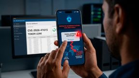 CVE-2026-41615 verleitet den Microsoft Authenticator zur Token-Weitergabe an Angreifer. Kein Exploit ist nötig, ein Nutzerklick genügt für eine Kontoübernahme. (Bild: Gemini / KI-generiert)