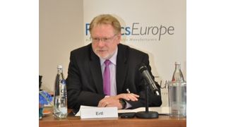 Dr. Josef Ertl, Geschäftsführer von Vinnolit und Vorsitzender Plasticseurope Deutschland, präsentierte in Leverkusen die Wirtschaftszahlen für die Kunststofferzeuger in Deutschland. (Bild: Plasticseurope)