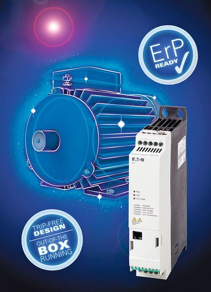 Der Drehzahlstarter PowerXL DE1 stellt die ideale Lösung für Anwendungen dar, die nur eine begrenzte Funktionalität, aber eine variable Drehzahl erfordern. (Bild: Eaton)