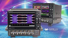 Bild 1: Die WaveMaster 8000HD-Serie ist der Höhepunkt der 12-Bit-Oszilloskope. Sie bieten eine vertikale Auflösung von 12 Bit und Bandbreiten bis 65 GHz, 320 GS/s sowie einen Erfassungsspeicher bis 8 Gpts pro Kanal. (Bild: Teledyne LeCroy)