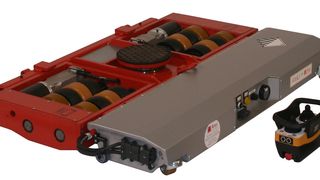 Neues Transportlenkwerk mit Akku-Betrieb: Das JLA-e 15/30 G von Jung hält bis zu 6 h am Stück durch. (Bild: Jung)