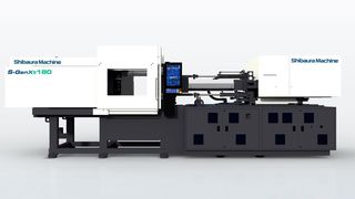 Hydraulic S-GenXt180 horizontal injection moulding machine from Shibaura Machine’s S-GenXt series (Source: Shibaura Machine LWB)