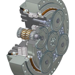 Das spielfreie Präzisionsgetriebe F4CFS-UA 115 hat eine hohe Kippsteifigkeit und eignet sich für hohe Belastungen.