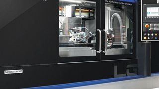 Die Außenschleifmaschinen-Baureihe LG von Danobat wird auf der Intec 2019 in Leipzig vorgestellt. Sie steht für Hochpräzision und Produktivität bei der Bearbeitung von Hydraulikkomponenten oder Schneidwerkzeugen, heißt es. (Danobat)