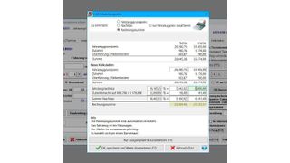 Ein Einsatzbeispiel: Soll der Fahrzeugrabatt als runde Summe ausgewiesen werden, wird diese Summe eingegeben, das System ermittelt den Rabattsatz und den neuen Endpreis. (Loco-Soft)