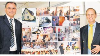 Die Geschäftsführer Thilo Tröller (links) und Edbill Grote (rechts) gründeten vor 25 Jahren das Elektronikunternehmen HTV (Archiv: Vogel Business Media)