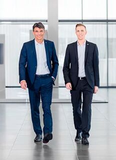 Dritte und vierte Generation: Christian und Florian Grob. (Bild: Grob-Werke GmbH & Co. KG)