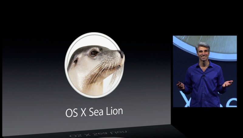 Nach Lion, Snow Lion und Mountain Lion nun Sea Lion als Codename für OS X? (Bild: Apple)