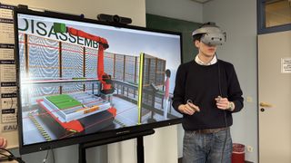 Das NextCycle-Team beeindruckte die Jury mit seinem innovativen Konzept „BatteryTwin XR: ein integrierter digitaler Zwilling für einen nachhaltigen Lebenszyklus von Elektroautobatterien“. (Siemens Digital Industries Software)