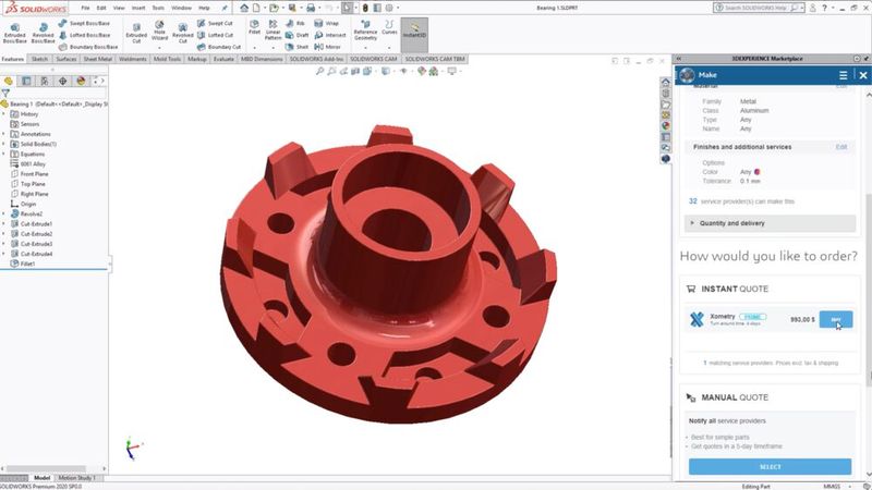 Für einen Konzern wie Dassault Systèmes ist dies ein logischer Schritt, um seine Palette an Konstruktionslösungen mit dem Angebot von Komponentenherstellern oder Fertigern zu verbinden. 	 (Bild: Dassault Systèmes)