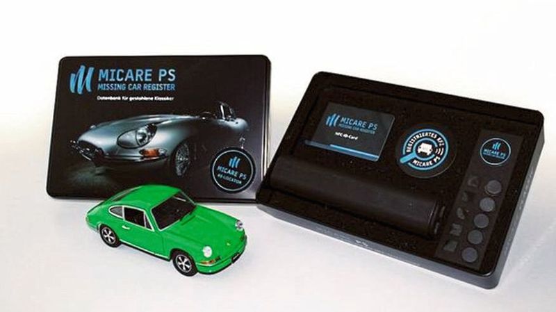 Der Re-Locator von Micare PS, in Verbindung mit einem NFC-ID-Set, kostet als Fullservice-Paket 750 Euro für 36 Monate und kann eigenhändig installiert werden. Das Paket beinhaltet die Ortung, Sicherstellung und Rückführung des Fahrzeugs in Europa.  (Bild: Micare PS)