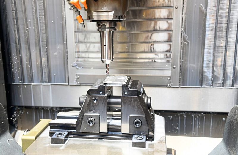 Auf einer „Hedelius Acura 65“ setzt Siba die automatisierte Bearbeitung mit Paletten um. Gerade wurde jedoch eine Fertigungszelle samt „R-C2“-System von Gressel für die 6-Seiten-Bearbeitung in Betrieb genommen. (Bild:  Gressel)