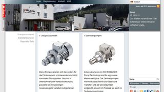 In seinem Online-Shop bietet Scherzinger Graugusspumpen, Edelstahlpumpen und Reparatur-Sets für die Dosierpumpen 2030 – 4030.  (Bild: Scherzinger)