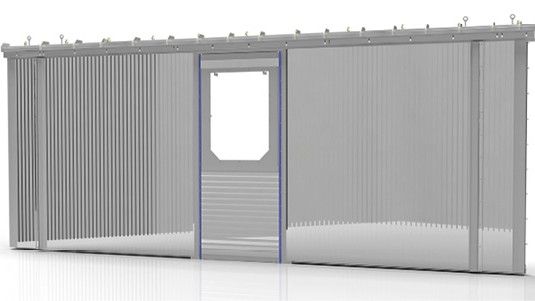 In die Rückwandabdeckung von HEMA können SAMURAI-Faltenbälge für den Schutz der Achsen sowie individuelle Spindeldurchführung integriert werden.(Bild:  HEMA)