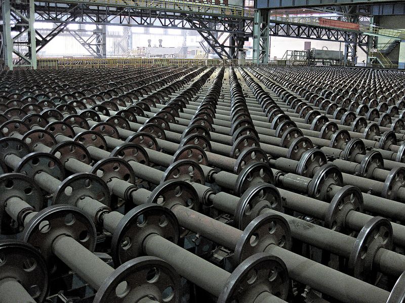Bild 1: In Kühlbetten für Bleche werden üblicherweise rund 5000 Lager eingebaut. (Bild: SKF)