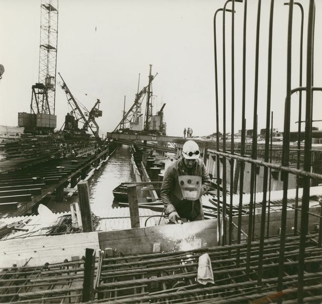 Die gesamte Stromkaje des CTB wird 1972 in Betrieb genommen (ca. 1.000 m). (Bild: BLG Group)