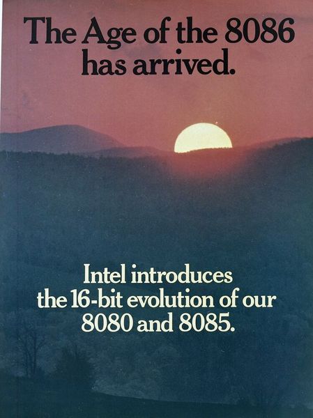 Werbeanzeige für den 8086. Für Intel ging tatsächlich die Sonne auf. (Bild: Intel)