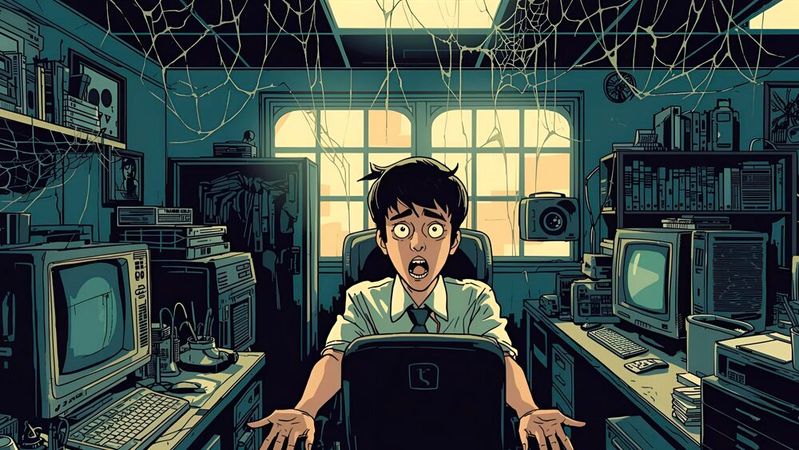 Viele deutsche Firmen sitzen in der sogenannten „Legacy-Falle“ verpassen durch veraltete Technologieinfrastruktur den Anschluss.(Bild:  Canva / KI-generiert)