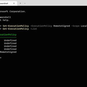 Das Konfigurieren der Ausführungsrichtlinie für die PowerShell ist ein essenzieller Schritt für mehr Sicherheit mit der PowerShell.(Bild:  Joos)