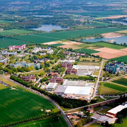 The Bayer Campus Monheim, the crop protection laboratory of the future, and the global headquarters of the Crop Science division. The Bayer Campus Monheim, the crop protection laboratory of the future, and the global headquarters of the Crop Science division.