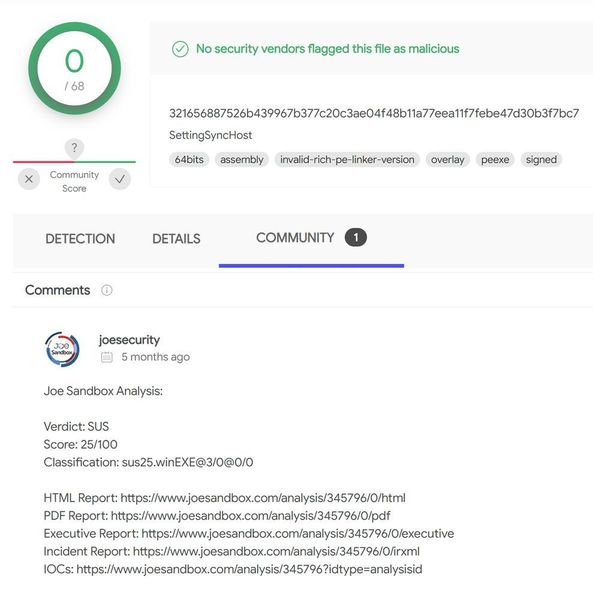 Bei VirusTotal sind auch Benutzerkommentare verfügbar. (Joos)