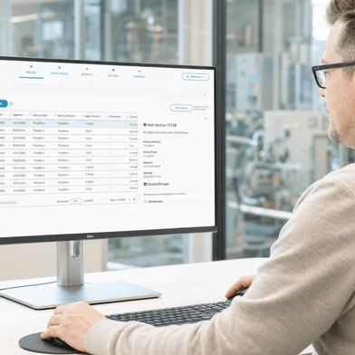 Über die zentrale Oberfläche des Update Managers lassen sich Gerätegruppen verwalten, Kampagnen planen und der Rollout-Status aller angebundenen Geräte nachverfolgen. (Bild: Doubleslash Net-Business GmbH)