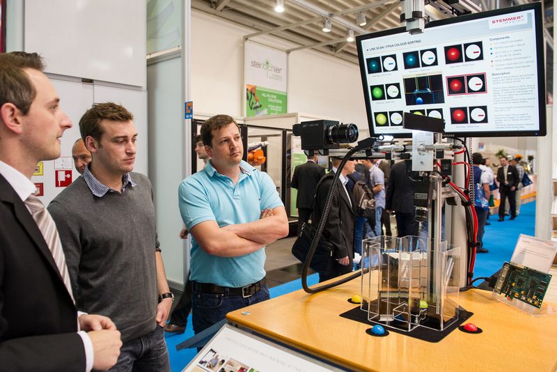 Rückblick: Impressionen von der Automatica 2012. (Bild: Messe München)