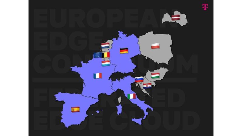 Deutsche Telekom, Orange, Telefónica, TIM und Vodafone zeigen die Live-Demonstration des European Edge Continuum– der ersten federated Edge-Cloud.(Bild:  Deutsche Telekom)
