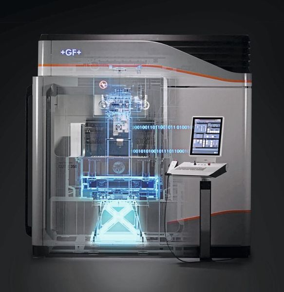 La compensation thermique est une nouvelle caractéristique standard de la série CUT X, qui garantit une très grande précision de pas même en cas de variation importante de la température ambiante. (Source : GF Machining Solutions SA)