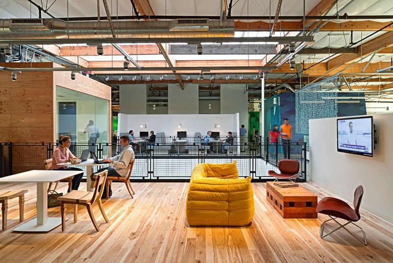 Aufenthaltsbereich auf dem Google-Firmengelände in Mountain View. (Google)