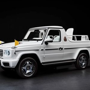 Der Papst fährt künftig elektrisch.(Bild:  Mercedes-Benz)