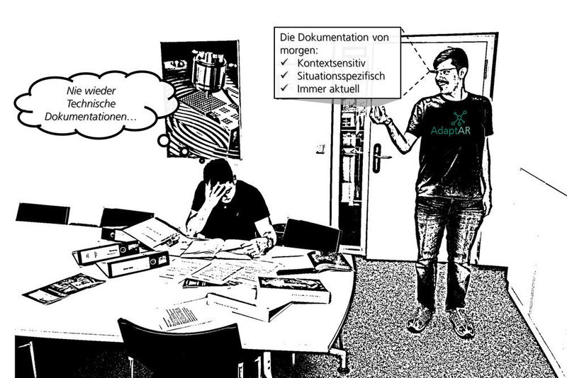 Das Fraunhofer IPT entwickelt mit seinen Projektpartnern ein Augmented-Reality-System, das die Erstellung und Nutzung von Anleitungen deutlich erleichtern soll. (Fraunhofer IPT)