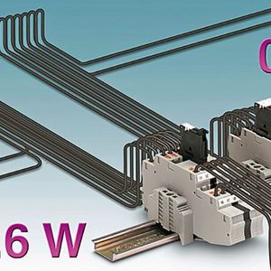 Anordnung einzeln (links) oder im Verbund (rechts): Die maximale Verlustleistung der Doppelstocklemmen hängt von der Funktion ab.