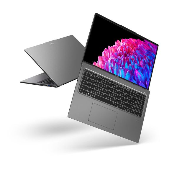 Das 16 Zoll große Display des Acer Swift Go 16 löst mit 3.200 x 2.000 Pixel auf und ist bis zu 500 Nit hell. (Bild: Acer)
