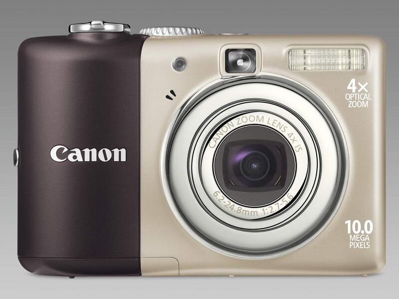 Die Powershot A1000 IS von Canon arbeitet mit einem Vierfach-Zoom und zehn Megapixeln. (Archiv: Vogel Business Media)