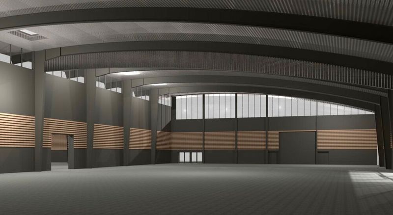 En 2028, les bâtiments rénovés du site de la Roche-sur-Foron vont offrir une nouvelle image aux exposants et aux visiteurs du SIMODEC. (Source : simodec@rochexpo.com)