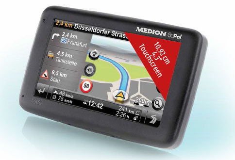 Das Navigationsgerät Medion Gopal E4470 schlägt mit 139 Euro zu Buche. (Bild: Aldi Süd)